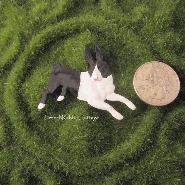 Dutch Rabbit Pin ( Bunny Brooch )