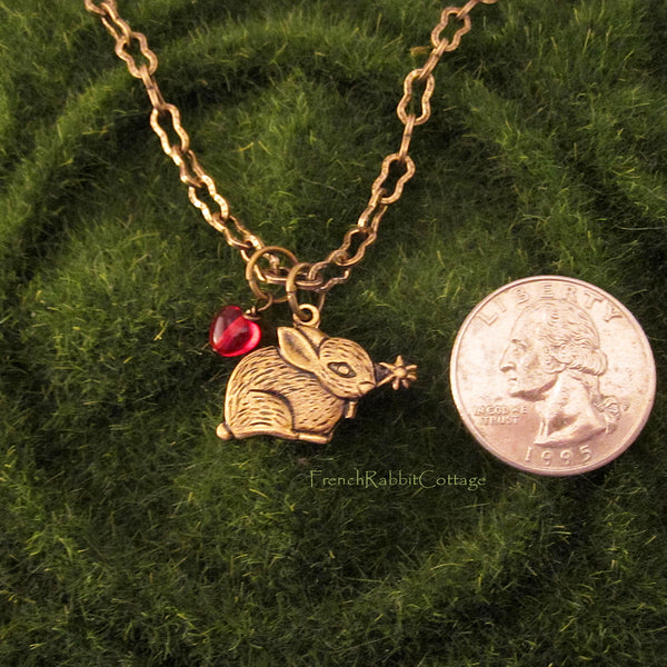 Dwarf Bunny Rabbit Necklace Pendant
