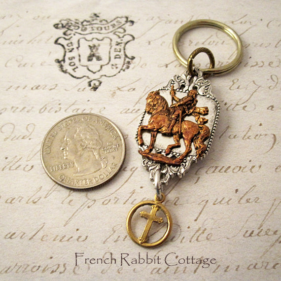 Joan of Arc Keychain
