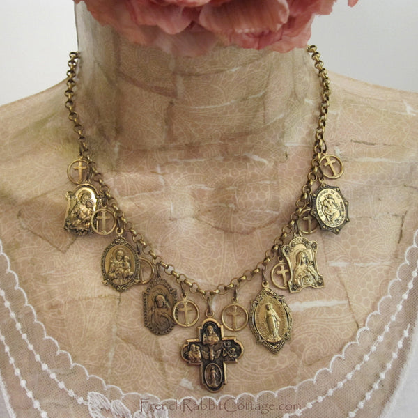Catholic Saints Charm Necklace