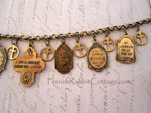 Catholic Saints Charm Necklace