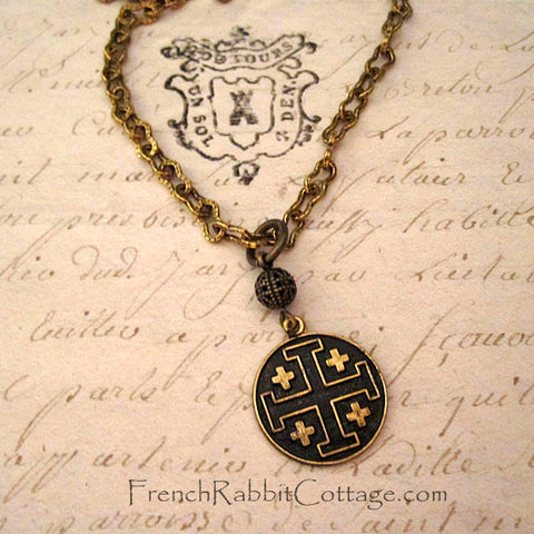 Jerusalem Cross Necklace Pendant