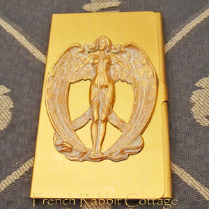 Art Nouveau Angel Business Card Case