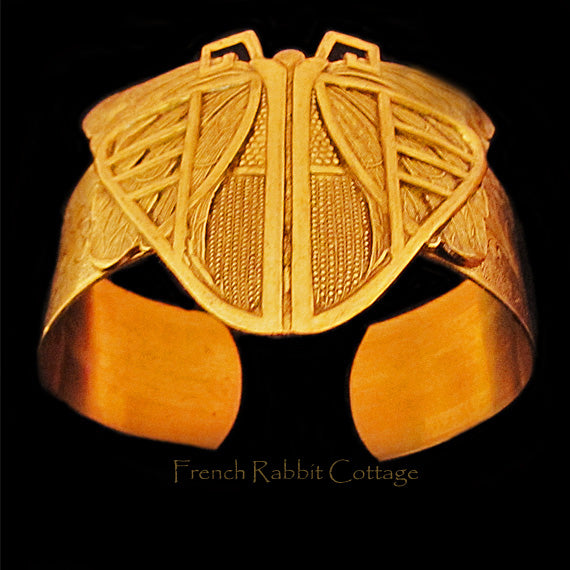 Art Deco Butterfly Cuff Bracelet