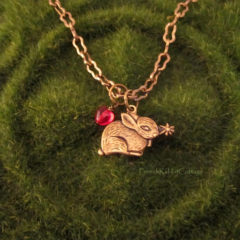 Dwarf Bunny Rabbit Necklace Pendant